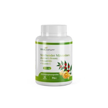 VitaSanum®- Genêt de Boucher + Hespéridine + Vitamine C 500 mg 60 gélules