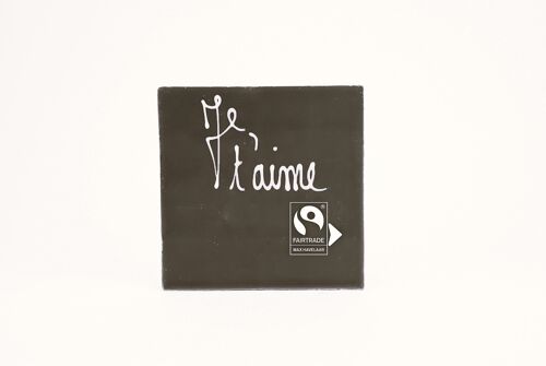 Tablette Chocolat noir BIO message