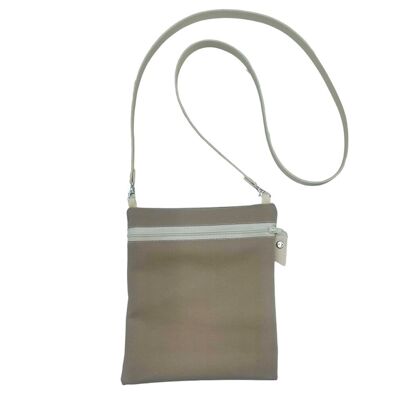 Bolso de hombro, "Brooklyn" beige