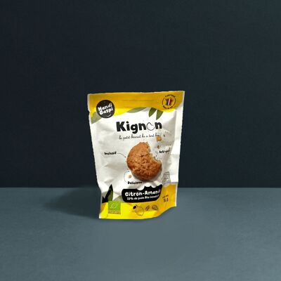 Mini biscotti antispreco & inclusivi al LIMONE-MANDORLE formato SNACKING (Confezione da 36g)