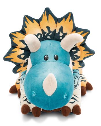 Peluche Dino Cerastupsy 50cm debout VERT 3