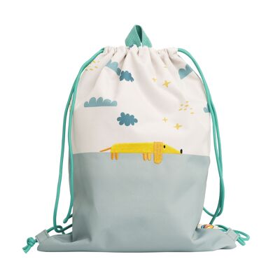 PREORDINE 20.07.24 Borsa con coulisse per bambini Flying Dog