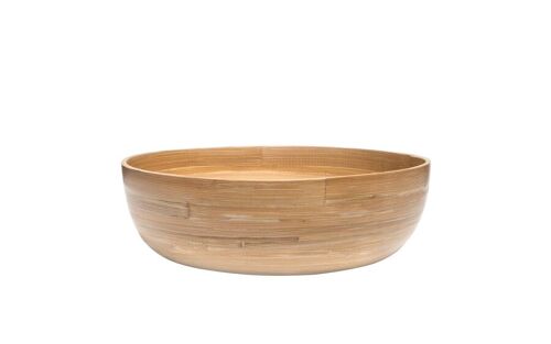 IBILI - Fuente de Bamboo Natural 25x8 cms para Alimentos Secos - Elegancia y Sostenibilidad en tu Mesa