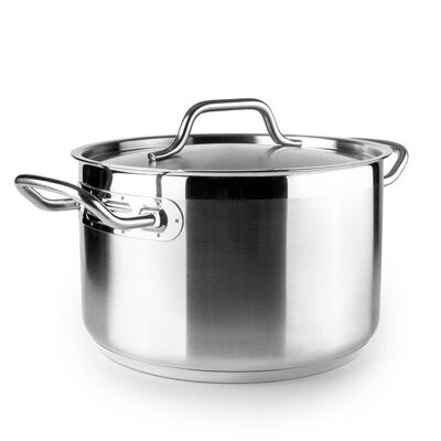 PENTOLA IN ACCIAIO INOX CON COPERCHIO EBBE 28 CM - 607728 - IBILI