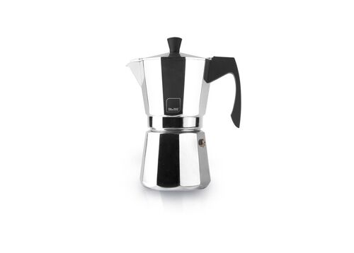 IBILI - Cafetera express Evva White, 12 tazas, 600 ml, Aluminio fundido, Apto para inducción