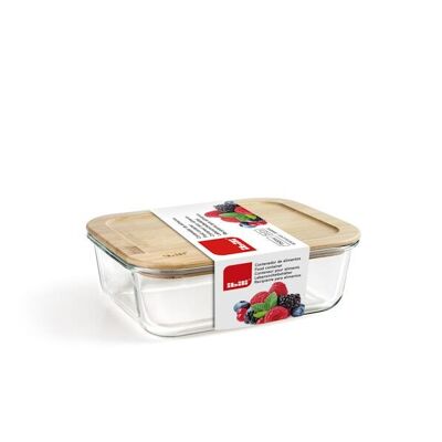 CONTEN.ALIMENTOS TAPA BAMBOO 1500 ML - 685215 - IBILI