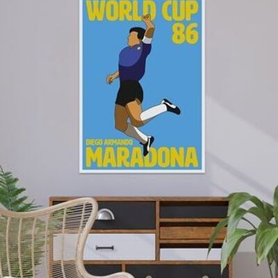 La locandina di Maradona