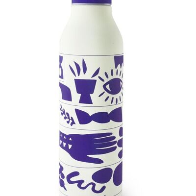 IBILI - Bottiglia thermos Abar a doppia parete da 500 ml, Acciaio inossidabile 18/10, Doppia parete, Riutilizzabile