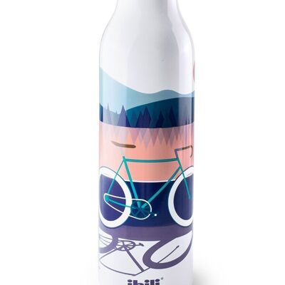 IBILI - Bottiglia termica Norabidea a doppia parete 500 ml, Acciaio inossidabile 18/10, Doppia parete, Riutilizzabile