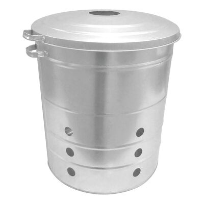 Pattumiera / Compostiera Multiuso 110 L - Acciaio Galvanizzato | GUILLOUARD