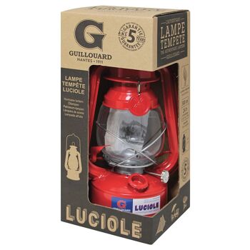 Lampe Tempête "Luciole" - Rouge | GUILLOUARD 2