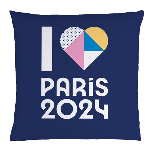 Coussin Jeux Olympiques Paris 2024 Oly Cœur