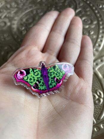Pin's en acrylique recyclé - Papillon n°1 3