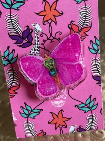 Pin's en acrylique recyclé Papillon n°4 4
