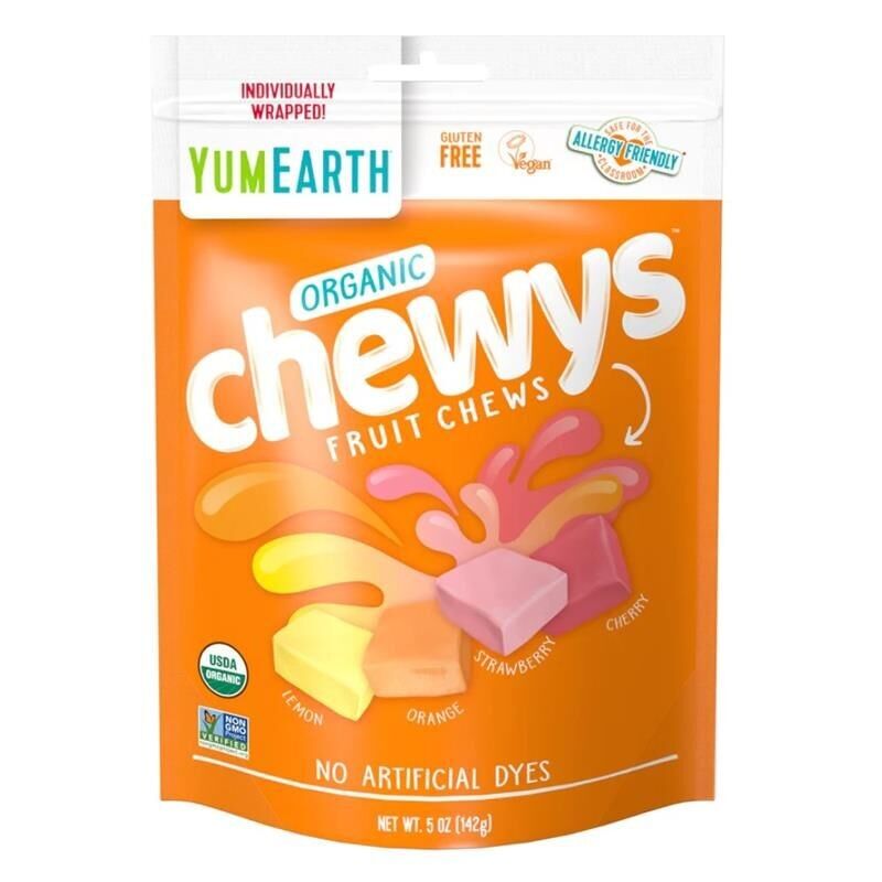 Chewys YumEarth Organic Soft Candies 142g