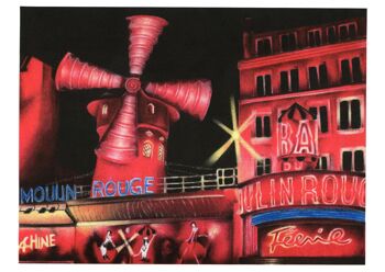 Affiche A3 - Le Moulin Rouge, Paris 2