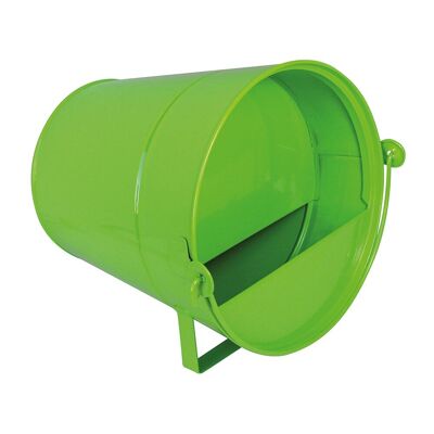 Cubo para beber de 4 litros - Acero galvanizado - Verde | GUILLOUARDO