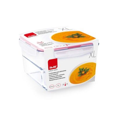 IBILI - Cono per zuppa XL - 2,5 litri - Borosilicato con coperchio in plastica ermetico