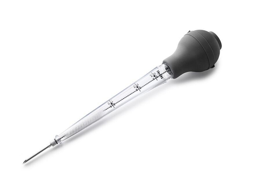 IBILI - Pipeta para Salsas 22 ml - 32,5 cm - Silicona y Plástico - Incluye Cepillo Limpiador