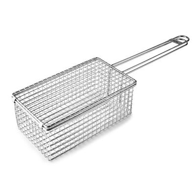 IBILI - Parrilla - Cesto para Almejas y verduras - 24x13x8 cm - Acero Inoxidable 18%