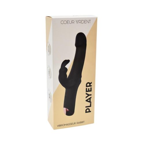 Vibromasseur Rabbit en silicone PLAYER