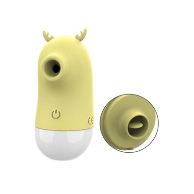 Estimulador de clítoris 2 en 1 por vibración y lengua USB Cerf