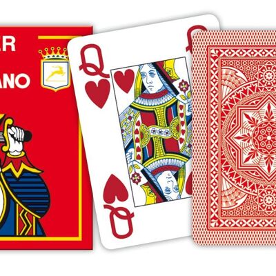 Poker 4 Jumbo Index Rosso