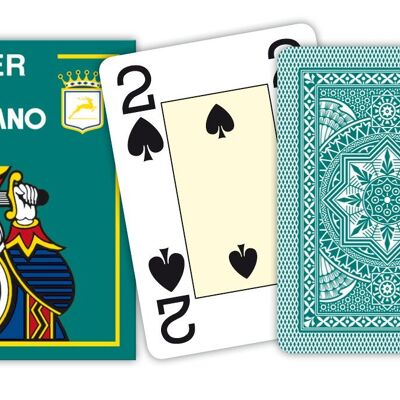 Poker 4 Jumbo Index Verde Oscuro