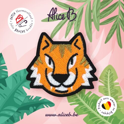 GOLDEN TIGER • Broche/Patch thermocollant