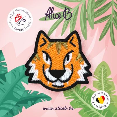 GOLDEN TIGER • Broche/Patch thermocollant