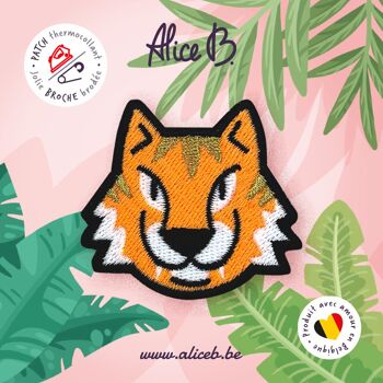 GOLDEN TIGER • Broche/Patch thermocollant 1