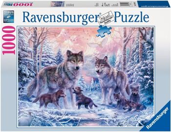 Puzzle 1000 Pièces Loups Arctiques