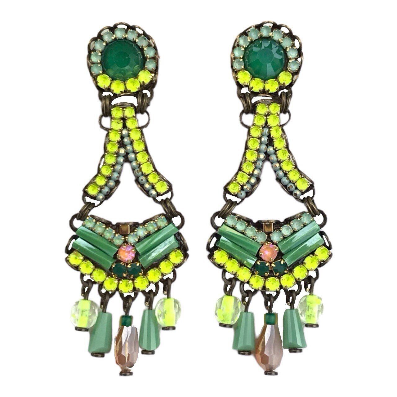 Orecchini in cristallo TREBOL