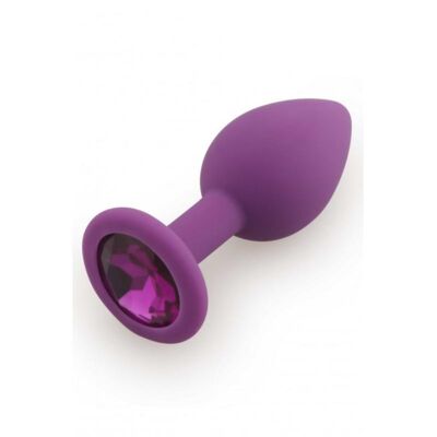 Plug joya morado mediano