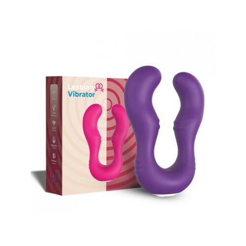 Vibromasseur Violet en forme de U double tête stimulateur point G