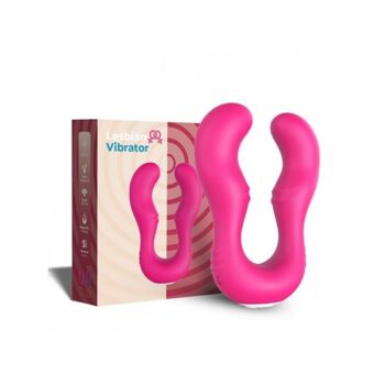 Vibromasseur Rose en forme de U double tête stimulateur point G 2