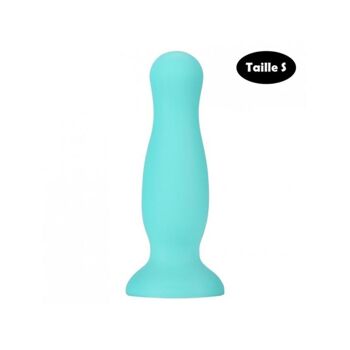 Plug anal ventouse vert pastel taille S 1