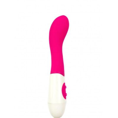 Rosa gebogener G-Punkt-Vibrator