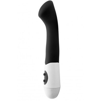 Vibrador cabeza plana negro especial punto G