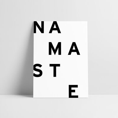 Postkarte: Namaste
