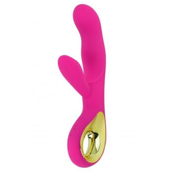 Vibromasseur rabbit USB rose point G 3