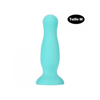 Plug anal ventouse vert pastel taille M 1