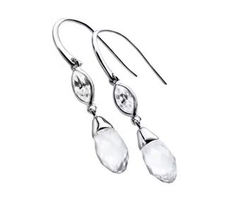 Boucles d'oreilles Liora Marquise réalisées avec des éléments Swarovski 1