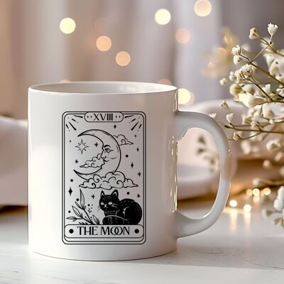 Taza La carta del tarot de la luna