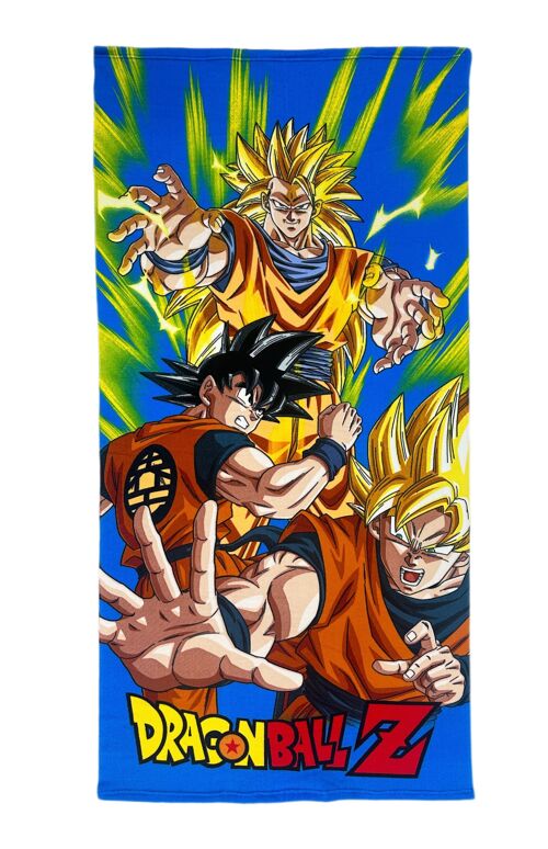 SERVIETTE DE PLAGE 100*70 CM 100% MICROFIBER  DRAGON BALL-96