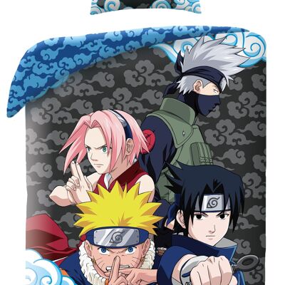 BETTBEZUG 100 % MIKROFASER - 140*200 + BIS 63*63 CM NARUTO-df