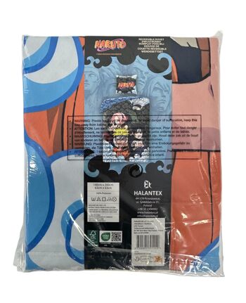 HOUSSE DE COUETTE 100% MICROFIBER - 140*200 + TO 63*63 CM NARUTO-df 4