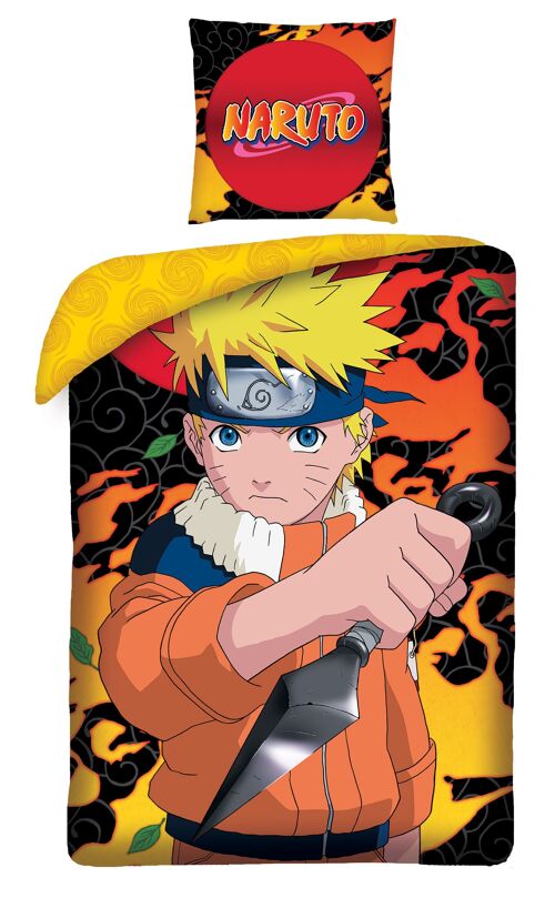 HOUSSE DE COUETTE 100% MICROFIBER - 140*200 + TO 63*63 CM NARUTO-da