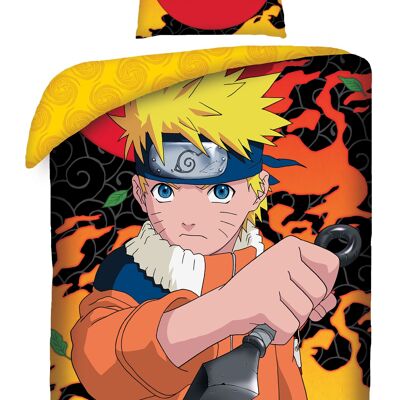 HOUSSE DE COUETTE 100% MICROFIBER - 140*200 + TO 63*63 CM NARUTO-da