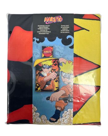 HOUSSE DE COUETTE 100% MICROFIBER - 140*200 + TO 63*63 CM NARUTO-da 3